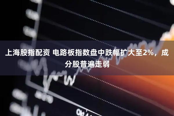 上海股指配资 电路板指数盘中跌幅扩大至2%，成分股普遍走弱